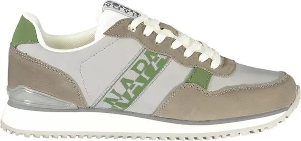 Gray Polyester Men's Sneaker