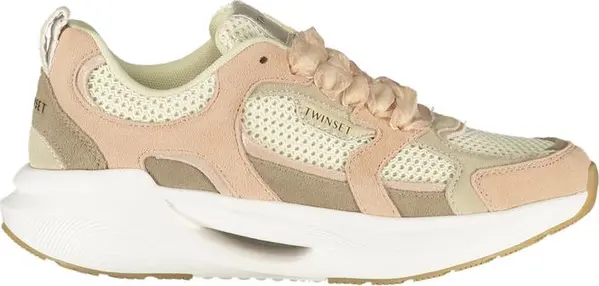 Pink Fabric Women's Sneaker