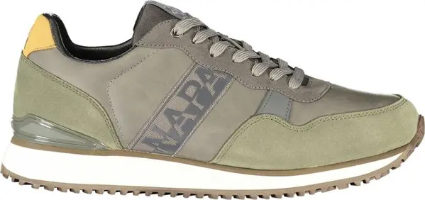 Grey Polyester Men's Sneaker