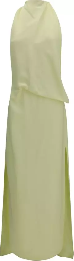 Bicolor Viscose Casual Dress