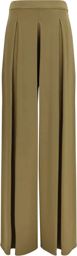 Bicolor Viscose Casual Pants
