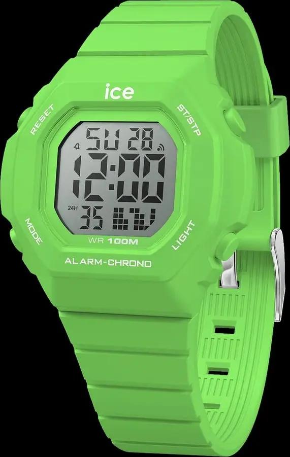 Bicolor Synthetic Digital Watch