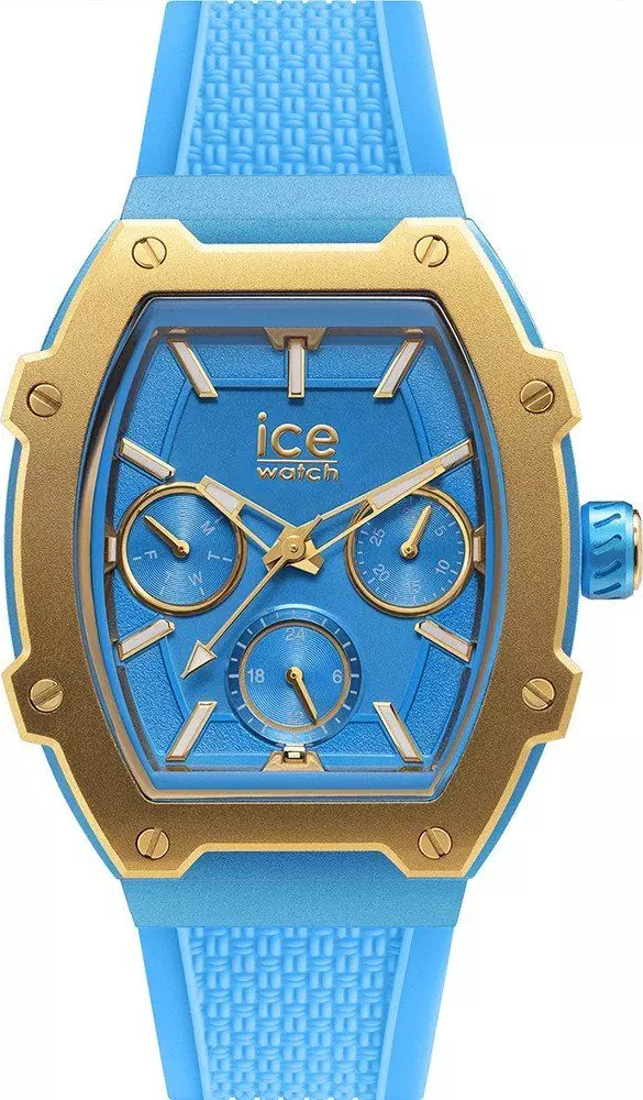 Blue Synthetic Sport Watch