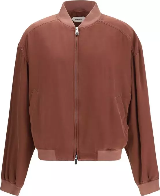 Bordeaux Silk Bomber