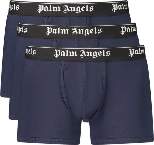 Blue Cotton Men's Boxer