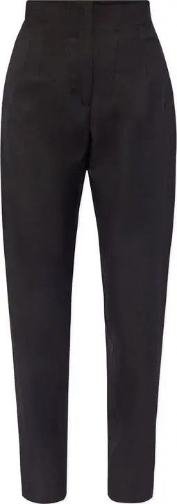 Black Elastane Dress Pants