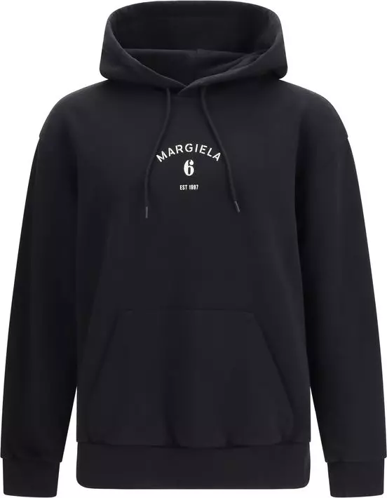 Black Cotton Sweatshirt