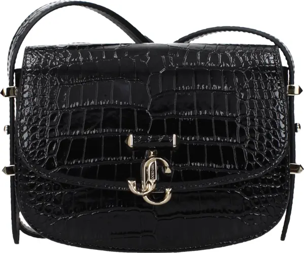 Black Leather Crossbody Bag