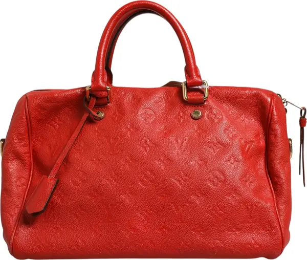 Red Monogram Empreinte Speedy Bandouliere 30