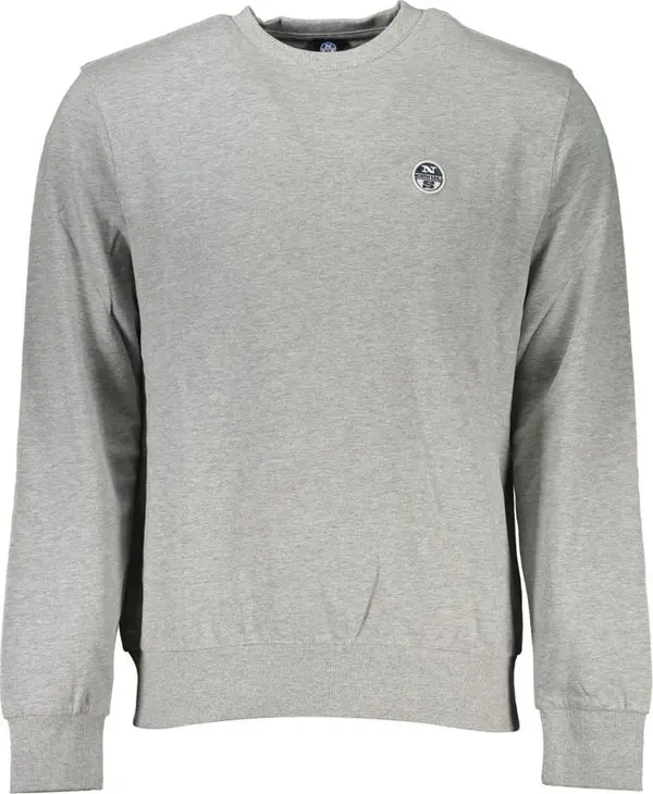 Gray Cotton Men's Sweatshirt