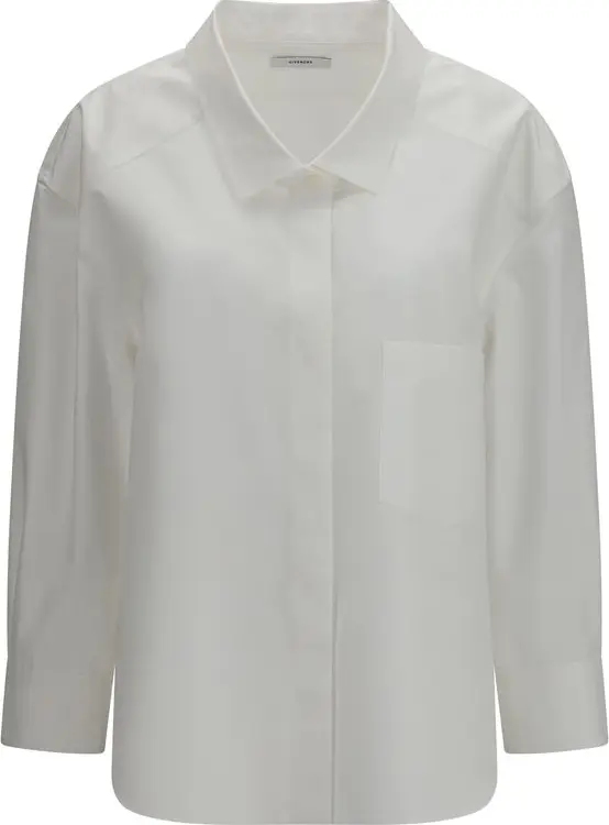 White Cotton Dress Shirt