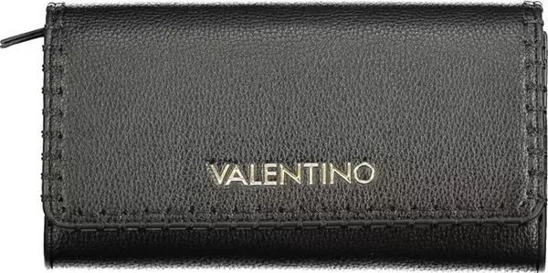 Black Polyurethane Women's Wallet