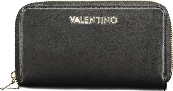 Black Polyurethane Women's Wallet