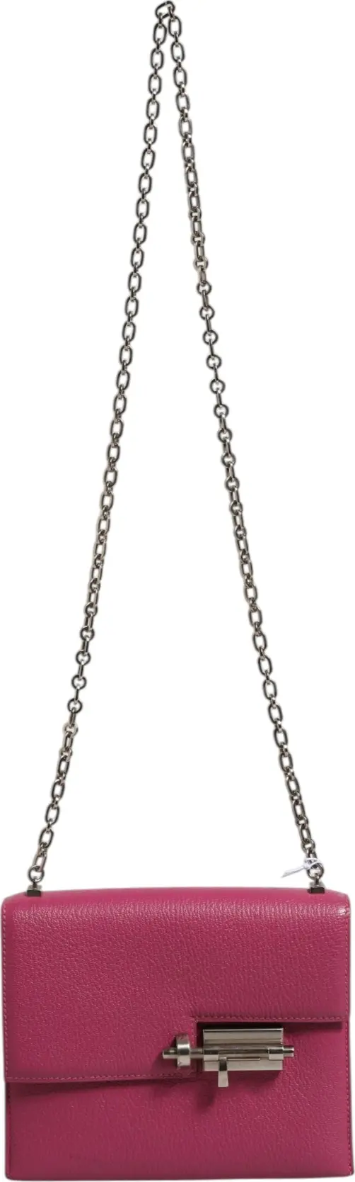 Mini Verrou Chaine Bag Chevre Mysore Magnolia