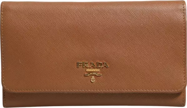 Brown and Gold Wallet Strap