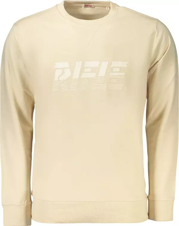Beige Cotton Men's Sweatshirt
