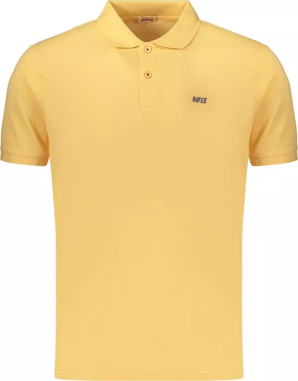 Orange Cotton Men's Polo