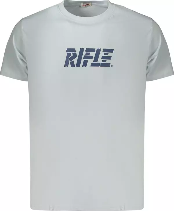 Light Blue Cotton Men's T-Shirt