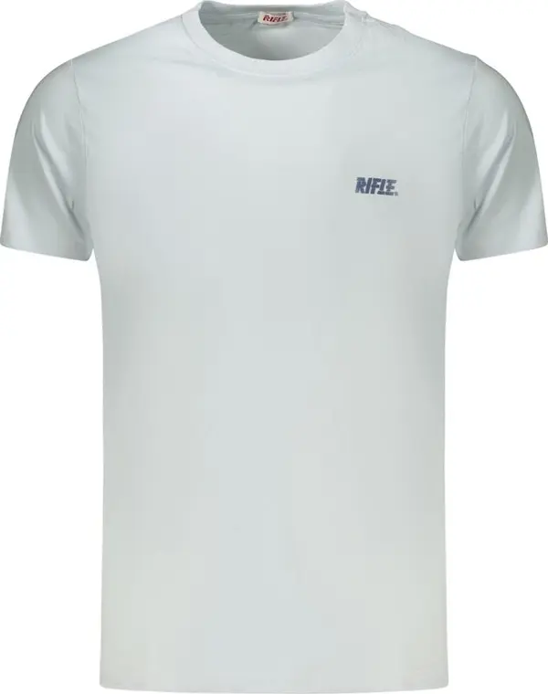 Light Blue Cotton Men's T-Shirt
