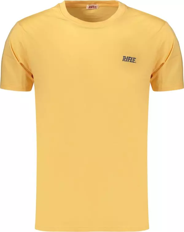 Orange Cotton Men's T-Shirt