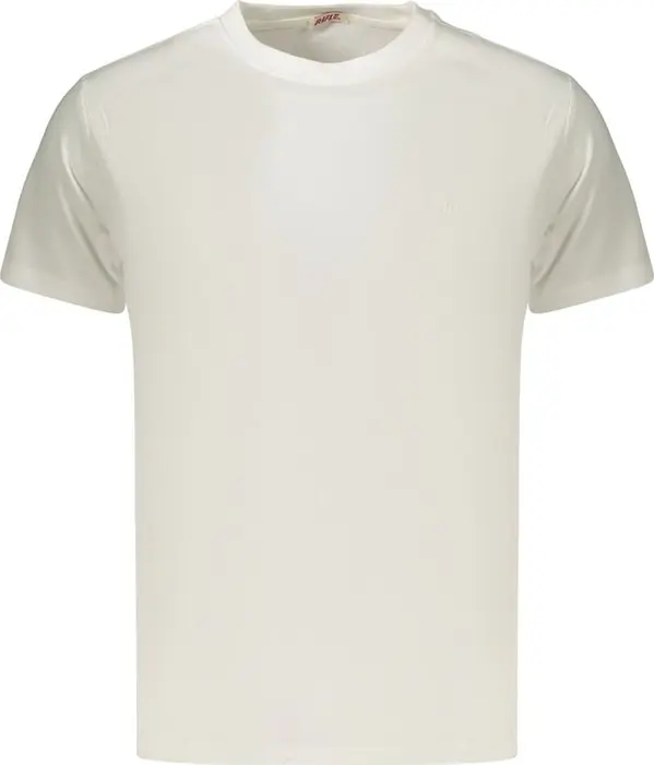 White Cotton Men's T-Shirt