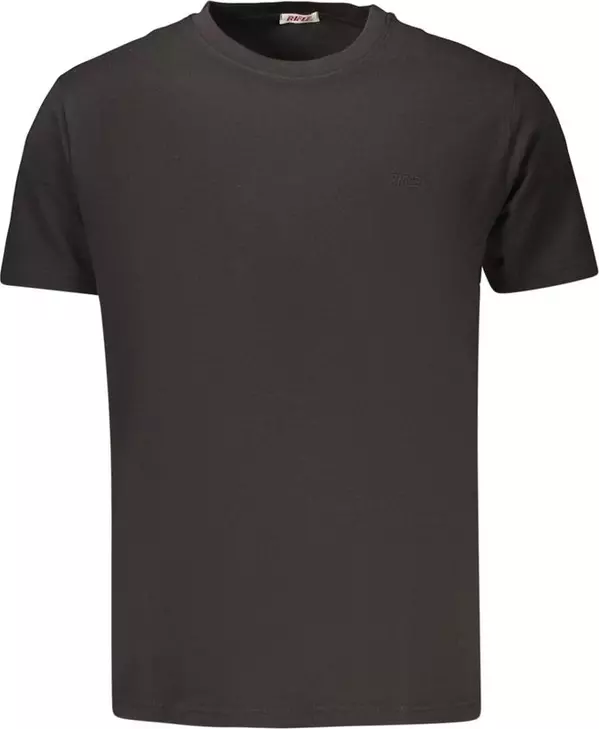 Black Cotton Men's T-Shirt