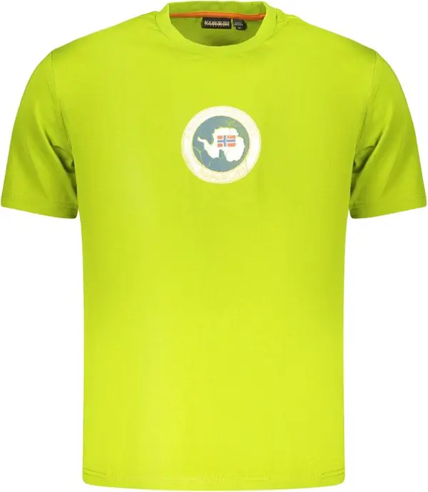 Green Cotton Men's T-Shirt
