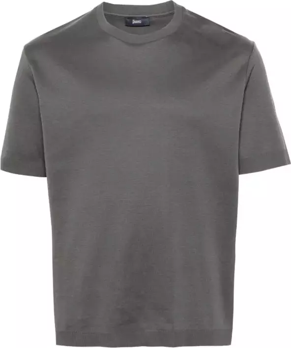 Gray Cotton T-Shirt
