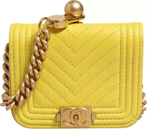 Crossbody Yellow Leather Bag