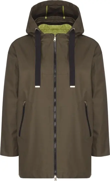 Bicolor Cotton Coat
