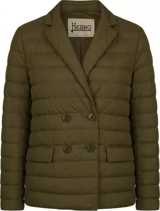 Bicolor Polyamide Full-Length Jacket