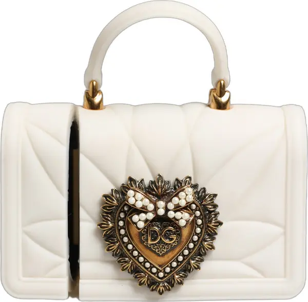 Case White Silicone Devotion Heart Cover Hand Bag Airpod