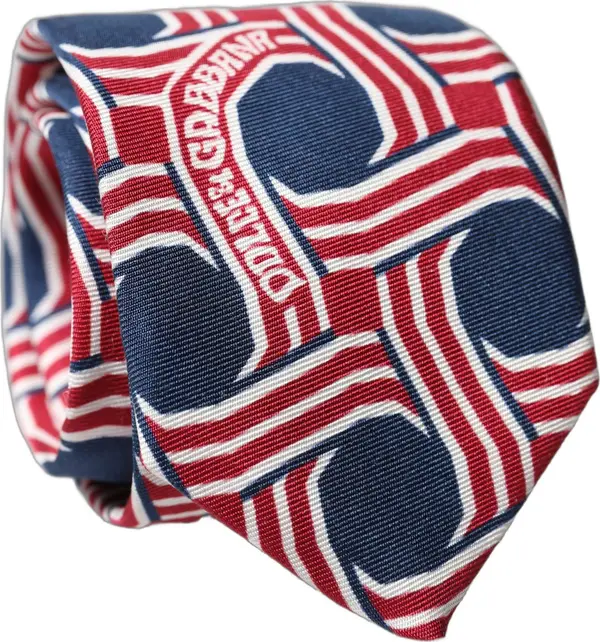 Multicolor Patterned Silk Adjustable Men Tied Necktie Tie