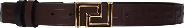 Brown Leather Regular Belt