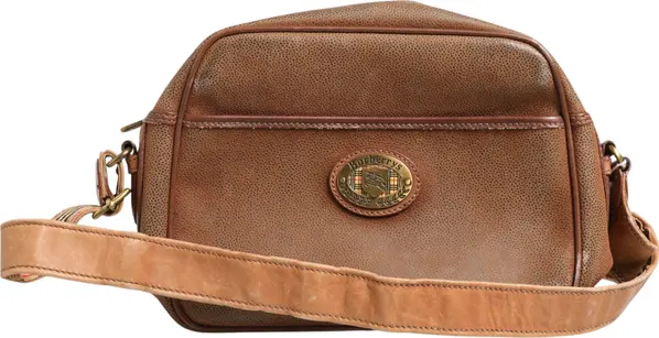 Brown and Gold Crossbody Bag