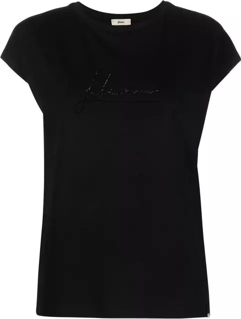 Black Cotton T-Shirt