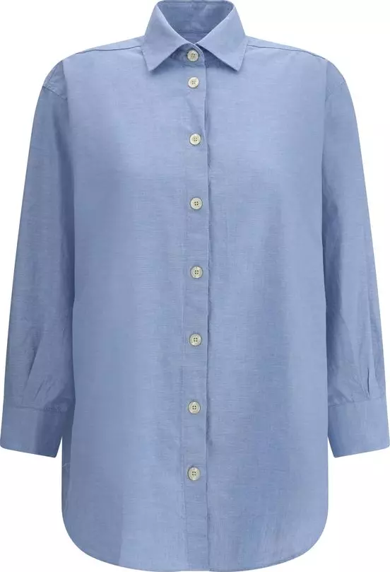 Blue Cotton Shirt