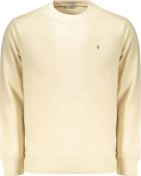 Beige Cotton Men's Sweatshirt