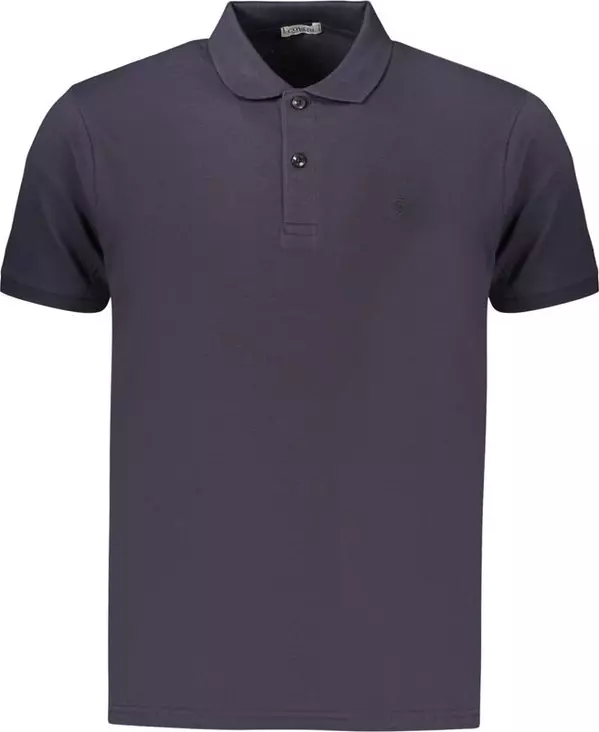 Blue Cotton Men's Polo