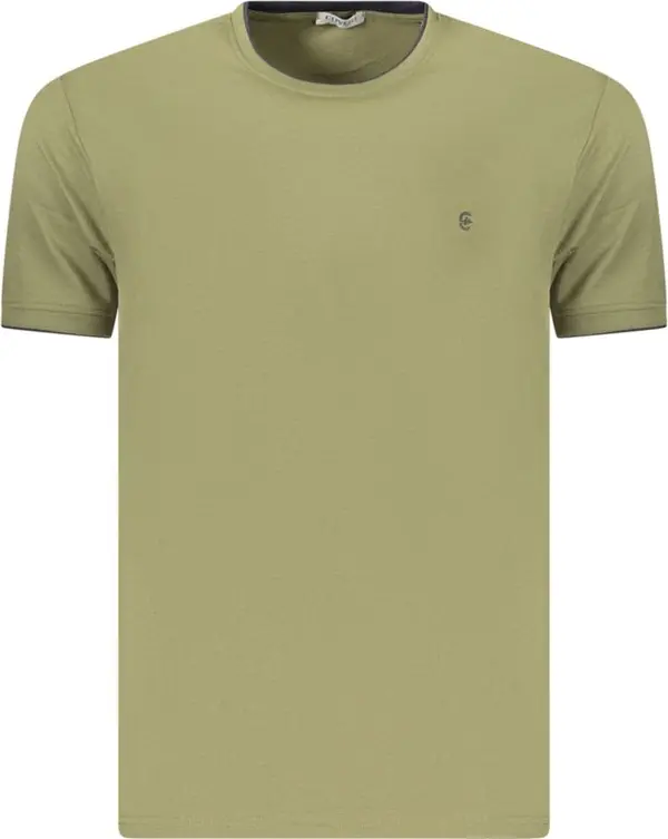 Green Cotton Men's T-Shirt