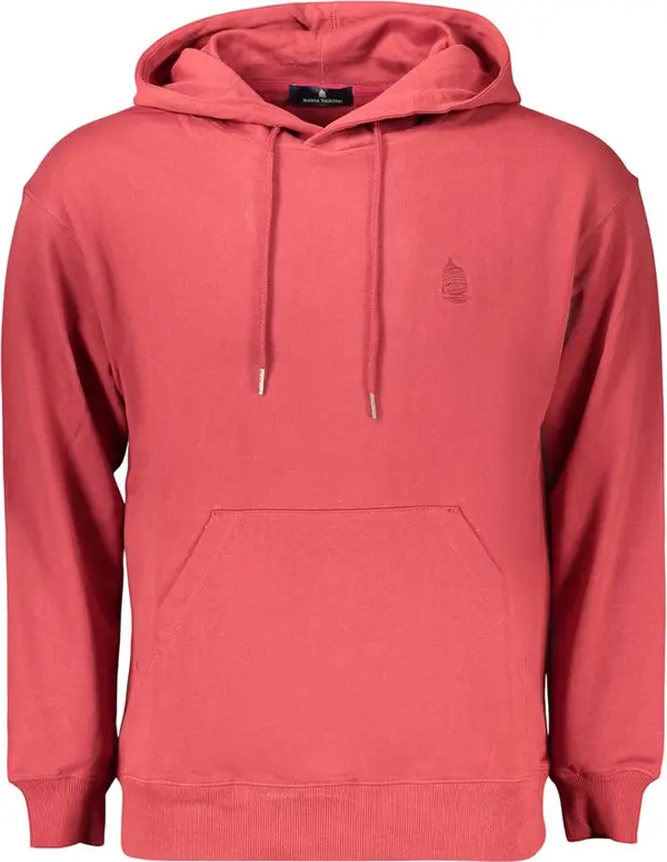 Red Cotton Men's Sweatshirt