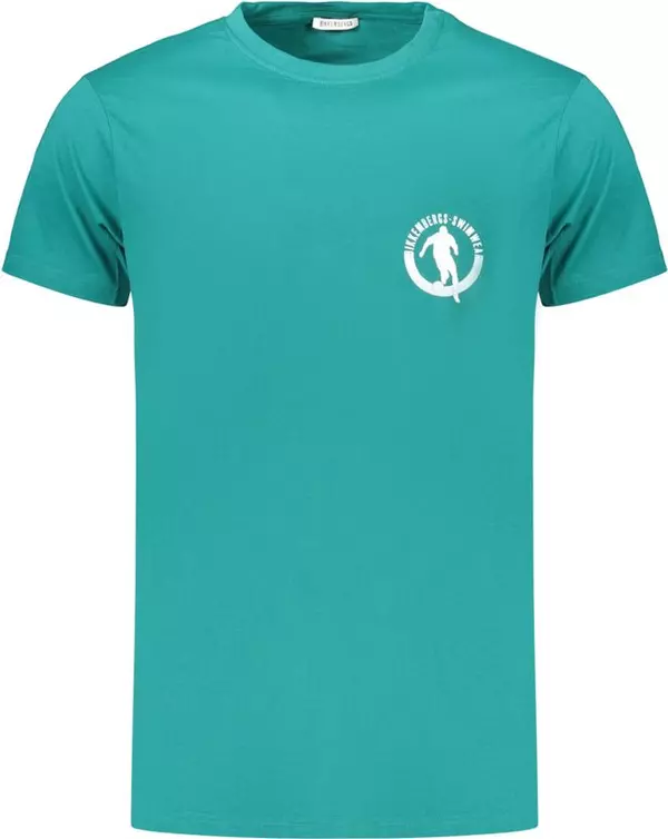 Green Cotton Men's T-Shirt