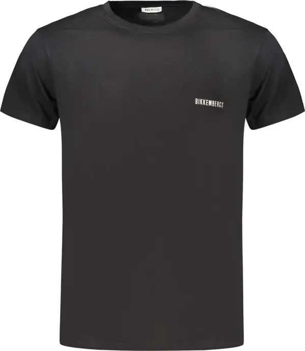 Black Cotton Men's T-Shirt