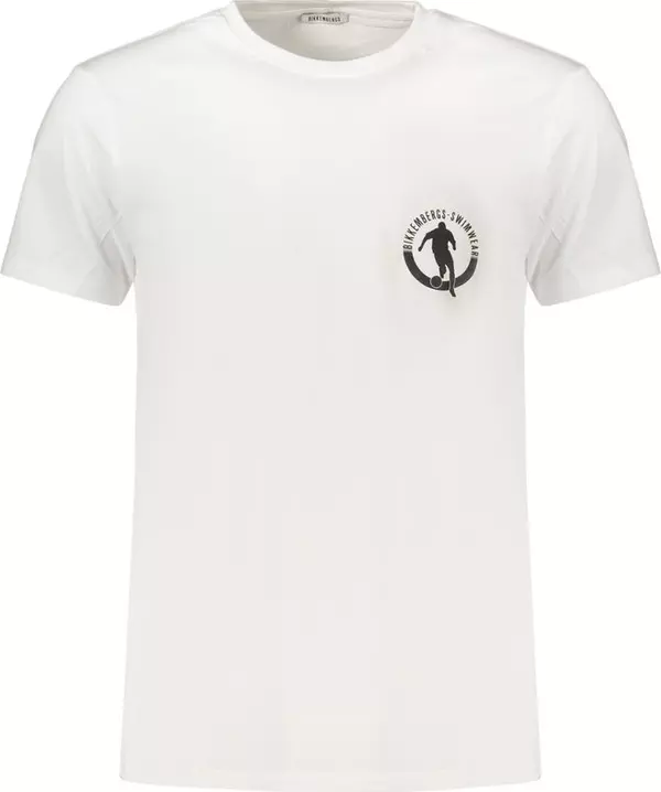 White Cotton Men's T-Shirt