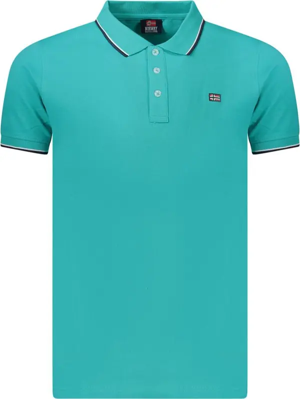 Azzurro Cotton Mens Polo