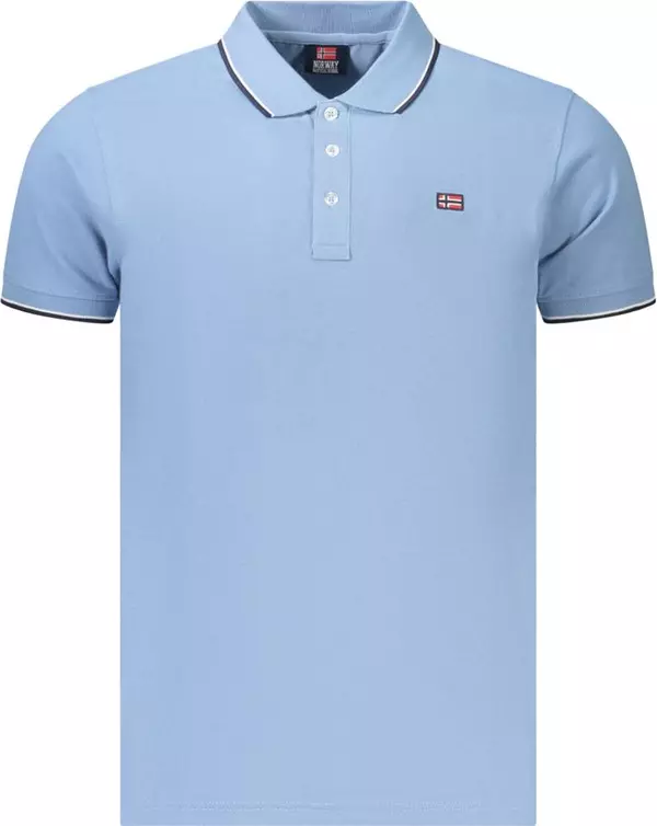 Azzurro Cotton Mens Polo