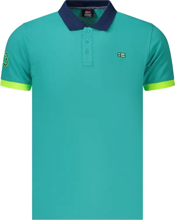 Azzurro Cotton Men's Polo