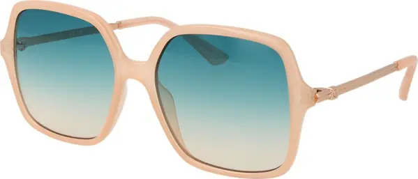Beige Plastic Sunglasses