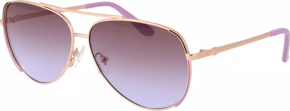 Rose Gold Metal Sunglasses
