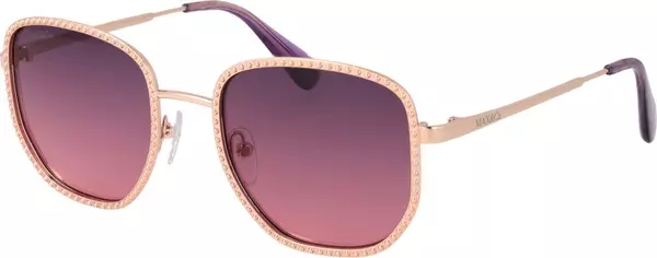 Rose Gold Metal Sunglasses